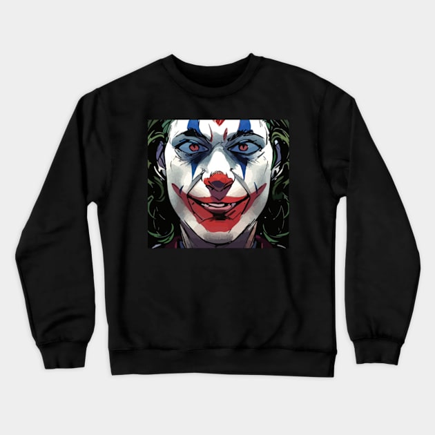 joker1 Crewneck Sweatshirt by WildChed ArtisTee